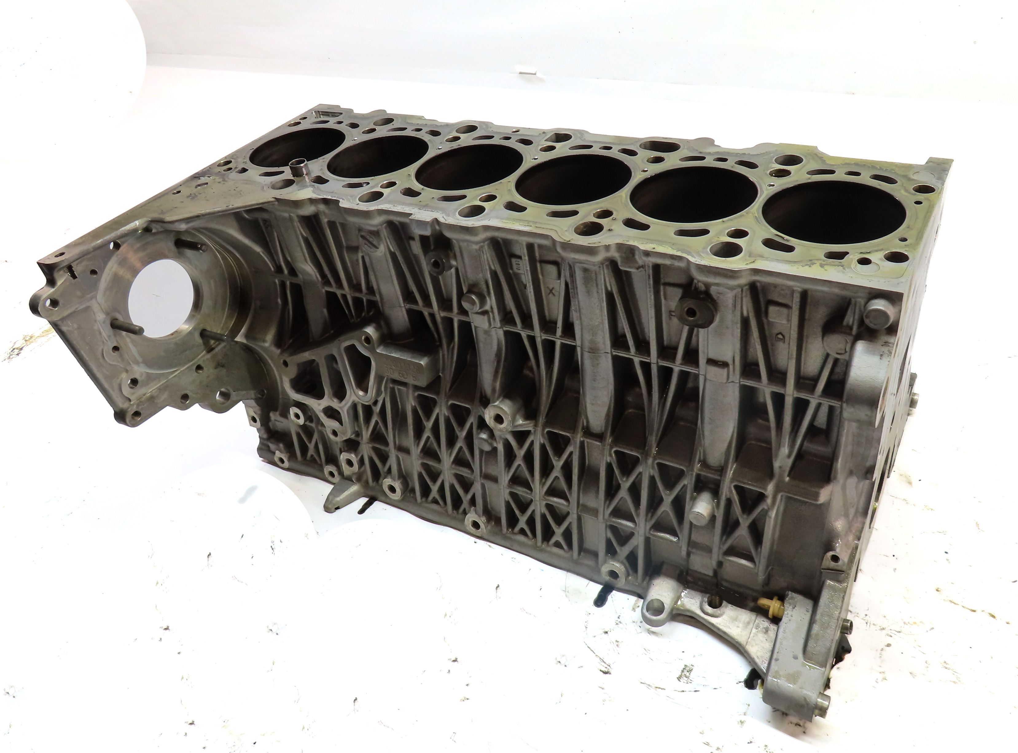09-13 BMW X5 335D (E70 E90) 3.0L TWIN TURBO M57Y DIESEL ENGINE CYLINDER BLOCK — exact item pictured